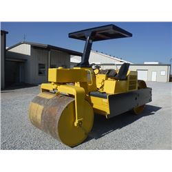 2006 HYPAC C340C TANDEM VIBRATORY ROLLER, S/N 901C14603425, 50" SMOOTH DRUMS, CUMMINS DIESEL, 610 HO