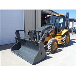 2009 VOLVO BL70 4X4 LOADER BACKHOE, S/N VCE0BL70P00011565, MP BUCKET, FLIP FORKS, EXTENDAHOE, 24" HO