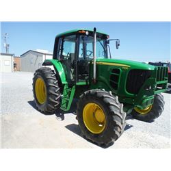 2012 JOHN DEERE 7230 MFWD FARM TRACTOR, S/N 711482, 3 PTH, PTO, DRAW BAR, TOP LINK, 3 HYD REMOTES, E