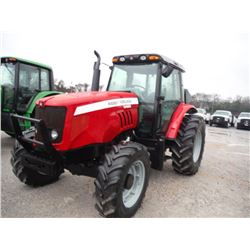 2008 MASSEY FERGUSON 5465 MFWD FARM TRACTOR, S/N T008012, 3PTH, PTO, DRAW BAR, TOP LINK, 3 HYD REMOT