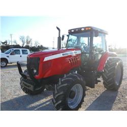 2008 MASSEY FERGUSON 5465 MFWD FARM TRACTOR, S/N T161031, 3PTH, PTO, DRAW BAR, TOP LINK, 3 HYD REMOT