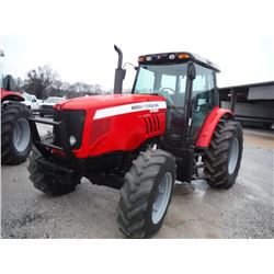 2008 MASSEY FERGUSON 5465 MFWD FARM TRACTOR, S/N T022013, 3PTH, PTO, DRAW BAR, TOP LINK, 3 HYD REMOT