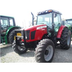 2008 MASSEY FERGUSON 5460 MFWD FARM TRACTOR, S/N T190075, 3PTH, PTO, DRAW BAR, TOP LINK, 3 HYD REMOT