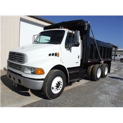 2006 STERLING M8500 T/A DUMP TRUCK, S/N 2FZHCHDCX6AV67717, 7.2L CAT DIESEL ENGINE, ALLISON A/T, 40K 