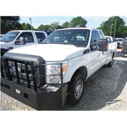 2012 FORD F250 EXT CAB SERVICE TRUCK, S/N 1FD7X2A6XCEB43937, V8 GAS ENGINE, A/T, KNAPHEIDE SERVICE B