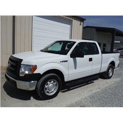 2013 FORD F150 EXT CAB PICKUP TRUCK, S/N 1FTEX1CM7DFA80843, V6 GAS, A/T, ODOMETER READING 64,081 MIL