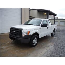 2012 FORD F150 EXT CAB PICKUP TRUCK, S/N 1FTEX1CM8CFB27103, V6 GAS, A/T, ODOMETER READING 40,834 MIL