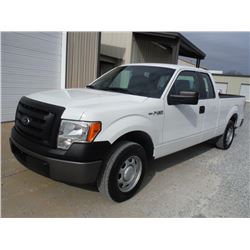 2012 FORD F150 EXT CAB PICKUP TRUCK, S/N 1FTEX1CM0CFB27080, V6 GAS, A/T, ODOMETER READING 51,443 MIL