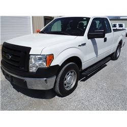 2012 FORD F150 EXT CAB PICKUP TRUCK, S/N 1FTEX1CM3CFC04010, V6 GAS, A/T, ODOMETER READING 56,305 MIL