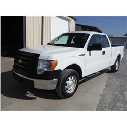 2012 FORD F150 EXT CAB PICKUP TRUCK, S/N 1FTEX1CM0CFC04014, V6 GAS, A/T, ODOMETER READING 59,619 MIL