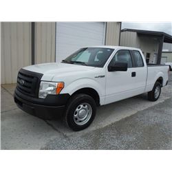 2012 FORD F150 EXT CAB PICKUP TRUCK, S/N 1FTEX1CM9CFB36750, V6 GAS, A/T, ODOMETER READING 61,958 MIL