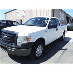 2012 FORD F150 EXT CAB PICKUP TRUCK, S/N 1FTEX1CM0CFB36751, V6 GAS, A/T, ODOMETER READING 62,195 MIL