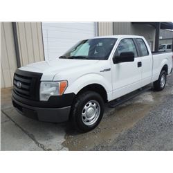2012 FORD F150 EXT CAB PICKUP TRUCK, S/N 1FTEX1CM0CFB27127, V6 GAS, A/T, ODOMETER READING 62,506 MIL