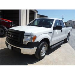 2012 FORD F150 EXT CAB PICKUP TRUCK, S/N 1FTEX1CM1CFB96490, V6 GAS, A/T, ODOMETER READING 71,108 MIL