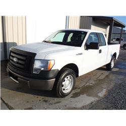 2012 FORD F150 EXT CAB PICKUP TRUCK, S/N 1FTEX1CMXCFB36773, V6 GAS, A/T, ODOMETER READING 76,673 MIL