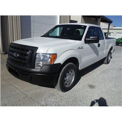 2012 FORD F150 EXT CAB PICKUP TRUCK, S/N 1FTEX1CM8CFB36769, V6 GAS, A/T, ODOMETER READING 81,557 MIL