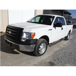 2012 FORD F150 EXT CAB PICKUP TRUCK, S/N 1FTEX1CM7CFB96493, V6 GAS, A/T, ODOMETER READING 84,041 MIL