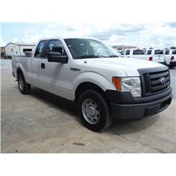2011 FORD F150 EXT CAB PICKUP TRUCK, S/N 1FTEX1CM7BFB17841, V6 GAS, A/T, TOOLBOX, ODOMETER READING 5
