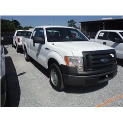2011 FORD F150 EXT CAB PICKUP TRUCK, S/N 1FTEX1CM3BFC07164, V6 GAS, A/T, ODOMETER READING 58,493 MIL