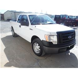 2011 FORD F150 EXT CAB PICKUP TRUCK, S/N 1FTFX1CF2BFB05389, V8 GAS, A/T, ODOMETER READING 76,042 MIL