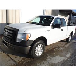 2011 FORD F150 EXT CAB PICKUP TRUCK, S/N 1FTEX1CM0BFC07171, V6 GAS, A/T, ODOMETER READING 86,464 MIL
