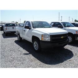 2011 CHEVROLET SILVERADO PICKUP TRUCK, S/N 1GCNCPEA2BZ270692, V8 GAS, A/T, ODOMETER READING 52,123 M