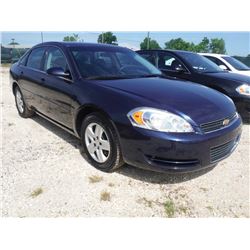 2008 CHEVROLET IMPALA, S/N 2G1WB58K089232342, V6 GAS, A/T, ODOMETER READING 203,025 MILES