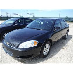 2008 CHEVROLET IMPALA, S/N 2G1WB58KX89234602, V6 GAS, A/T, ODOMETER READING 212,253 MILES