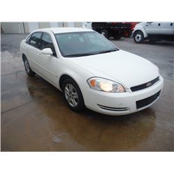2008 CHEVROLET IMPALA, S/N 2G1WB58K889238034, V6 GAS, A/T, ODOMETER READING 213,078 MILES