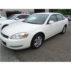 2008 CHEVROLET IMPALA, S/N 2G1WB58K889233464, V6 GAS, A/T, ODOMETER READING 218,300 MILES
