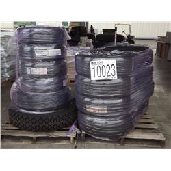 MISC TUBES, MISC TIRES, P185/75R14 (1 EA), 10R22.5 (1 EA), P215/60416 (4 EA), LT265/70R17 (1 EA), P2