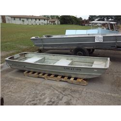ALUMINUM BOATS: 10' (1 EA), 20' (1 EA), BOAT TRAILER