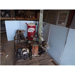 MISC PUMPS, ASPHALT COMPACTOR, SANDBLASTER