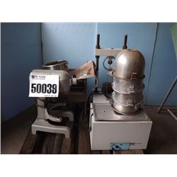 MISC LAB EQUIPMENT, SAMPLE SPLITTER, MIXER, ASPHALT COMPRESSION TESTER