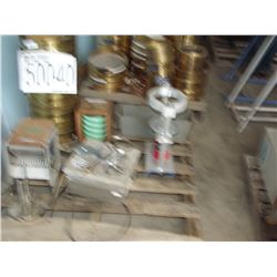 MISC BRASS SIEVES, SAMPLE SPLITTER, CALIBRATOR, SAMPLE EJECTOR