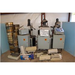 GYRATORY COMPACTORS, BRASS SIEVES, PRINTERS