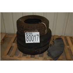 MISC TUBES, 825-20, MISC TIRES, 11L-16(1), 10R17.5 (2)