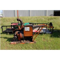 UTILITY TRAILER (7'X16'), BLOWER/MULCHER