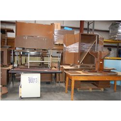 MISC DESKS, TABLES, CABINETS