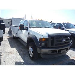 2010 FORD F550 CREW CAB 4X4 SERVICE TRUCK, S/N 1FDAW5HY2AEB09103, V10 GAS ENGINE, KNAPHEIDE SERVICE 