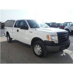 2012 FORD F150 EXT CAB 4X4 PICKUP TRUCK, S/N 1FTFX1EF0CFC22614, V8 GAS, A/T, ODOMETER READING 70,380
