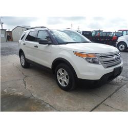 2011 FORD EXPLORER 4X4, S/N 1FMHK8B88BGA94178, V6 GAS, A/T, ODOMETER READING 89,270 MILES