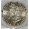 Image 2 : 1883 MORGAN SILVER DOLLAR, PCGS MS-65+   CAC STICKER NICE!!