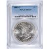 Image 1 : 1883-O MORGAN SILVER DOLLAR, PCGS MS-65+ BLAST WHITE!!