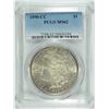 Image 1 : 1890-CC MORGAN SILVER DOLLAR, PCGS MS-62