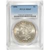 Image 1 : 1896 MORGAN SILVER DOLLAR, PCGS MS-65  BLAST WHITE!!