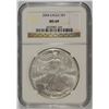 Image 1 : 2004 AMERICAN SILVER EAGLE, NGC MS-69