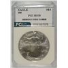 Image 1 : 1998 AMERICAN SILVER EAGLE, PCI MS-70  RARE!!  BOOKS FOR $1400.00