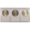Image 2 : 1924P, 1924P, 1925P PEACE DOLLARS UNCIRCULATED