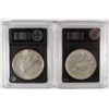 Image 2 : 1934-D & 1935P SILVER PEACE DOLLARS BOTH VG